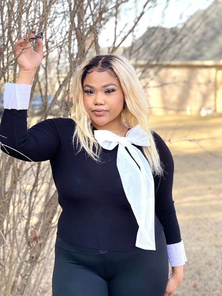 Sassyn Bowknot Sweater