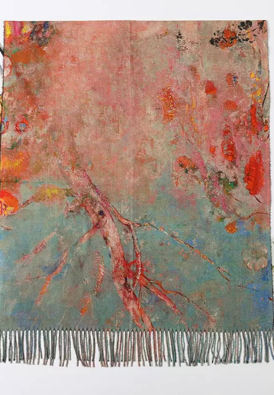 Wool Patterned Scarf