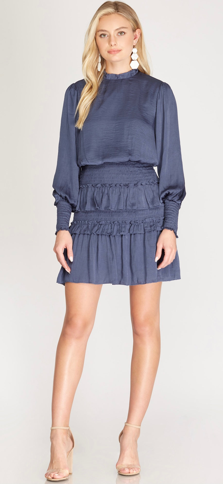 Dusty Blue Dress