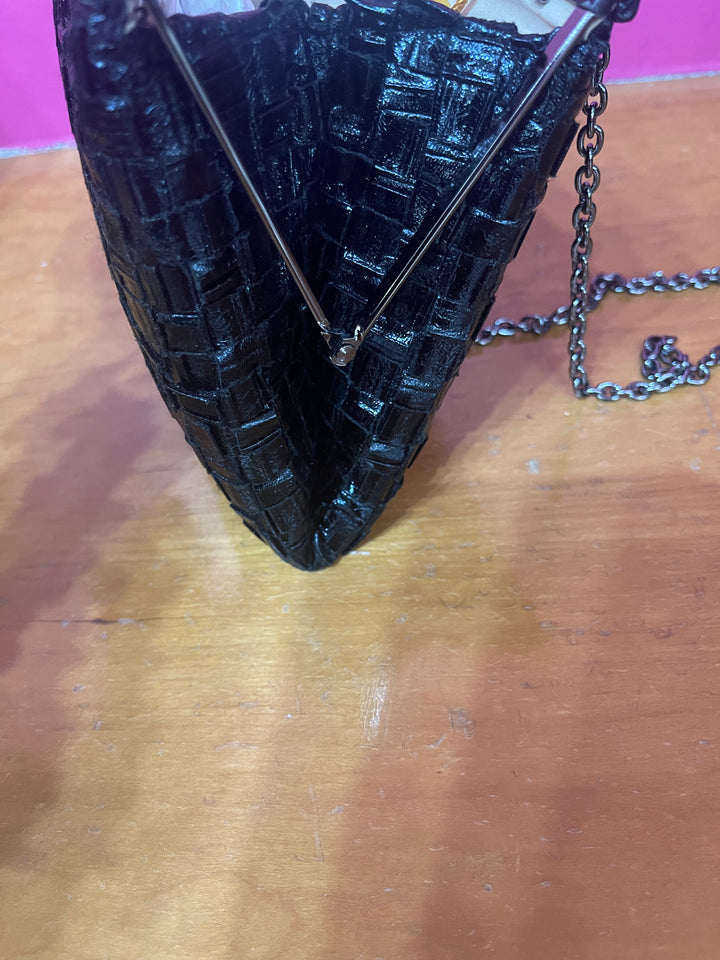 Black Metallic Clutch