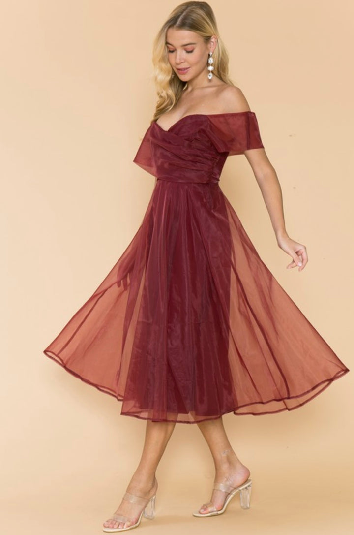 Burgandy HC Dress