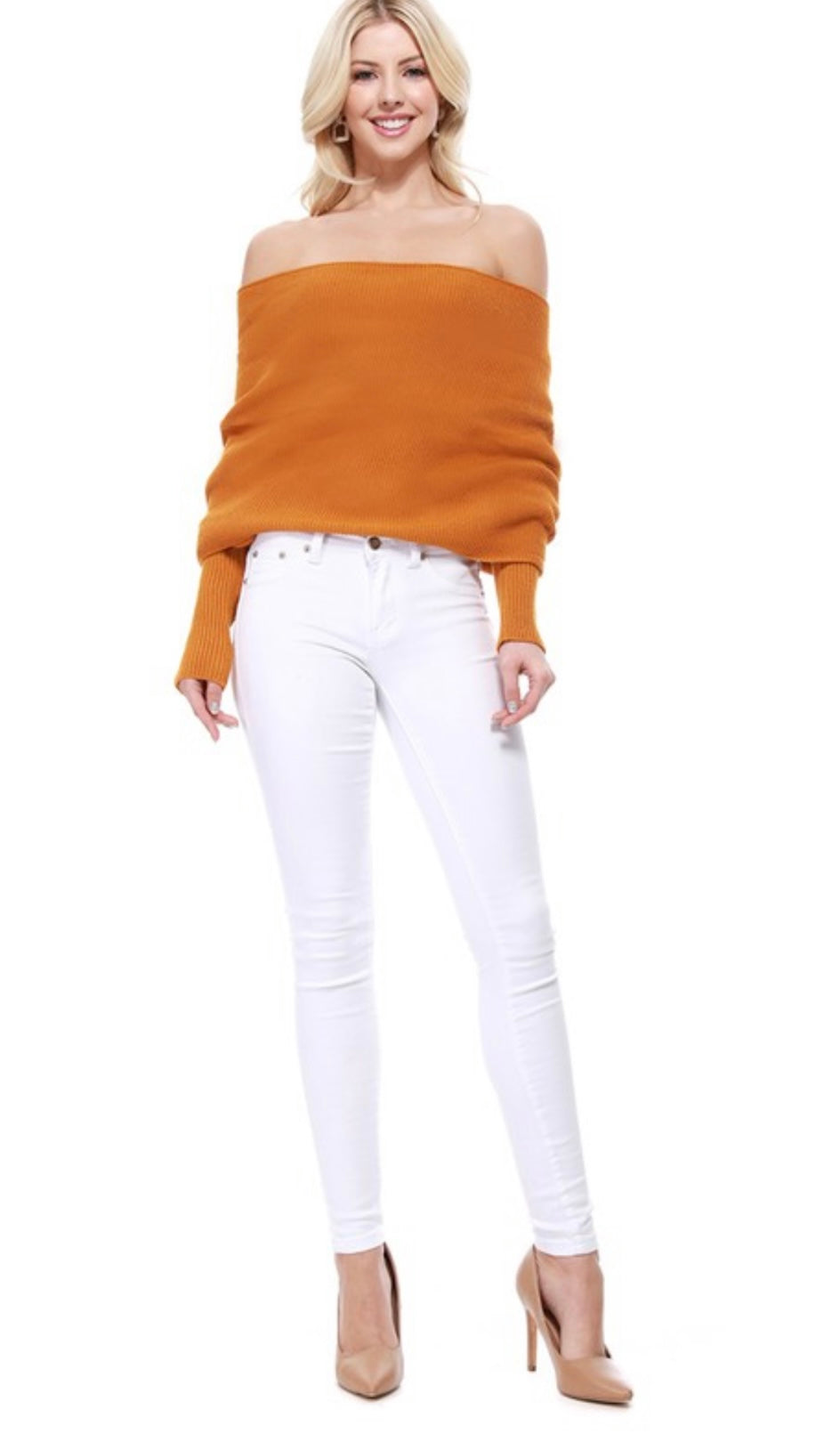Mustard Tie Sweater