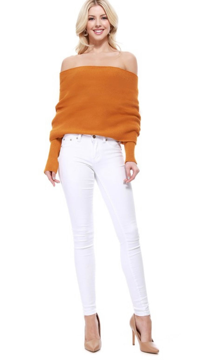 Mustard Tie Sweater