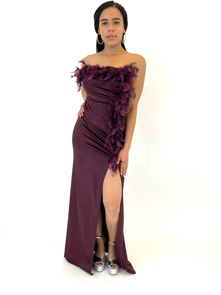 Maroon Mermaid Dress