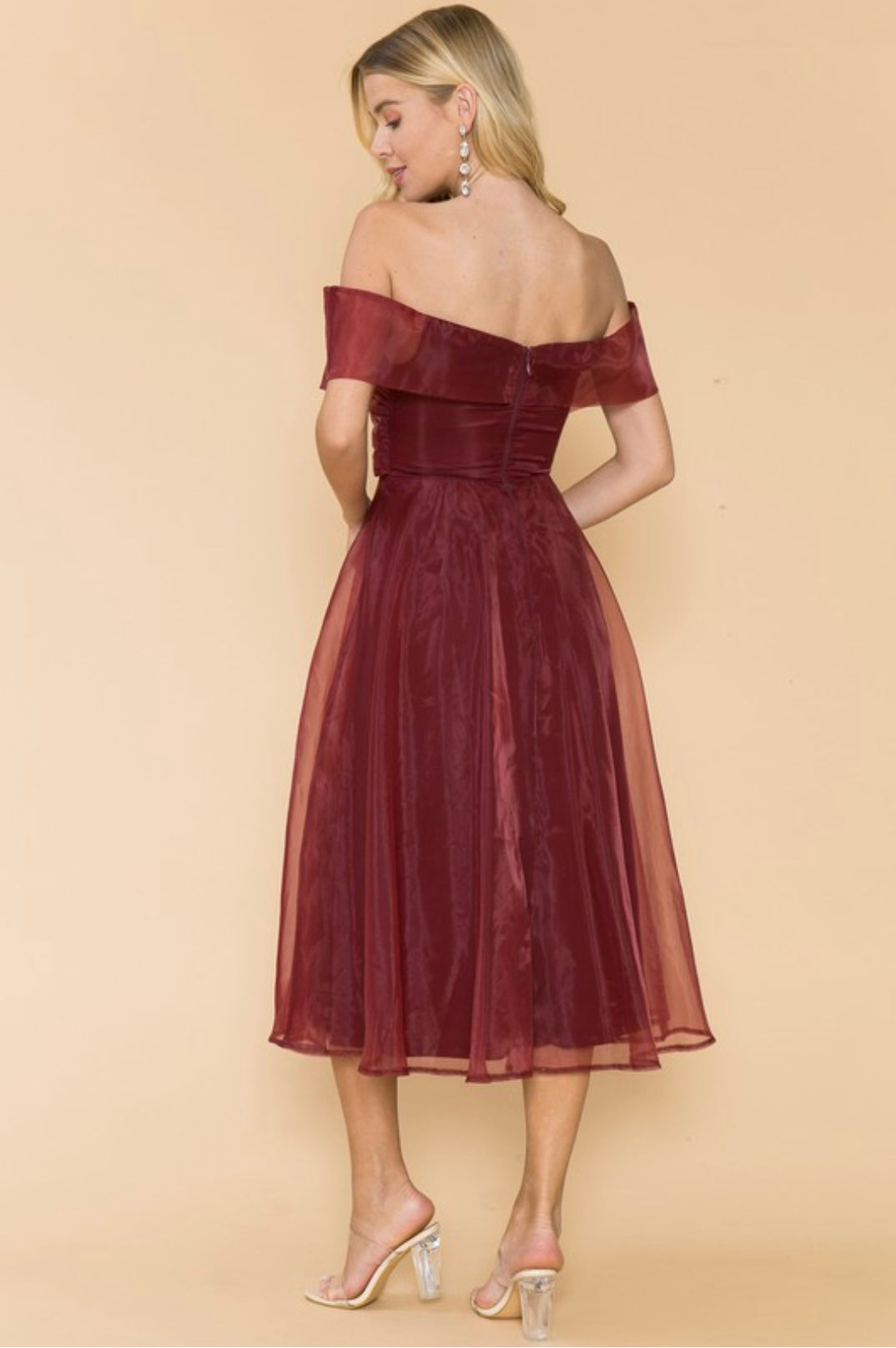 Burgandy HC Dress