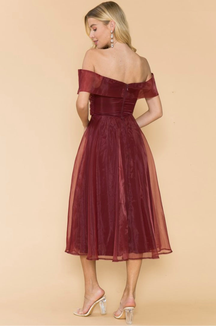 Burgandy HC Dress