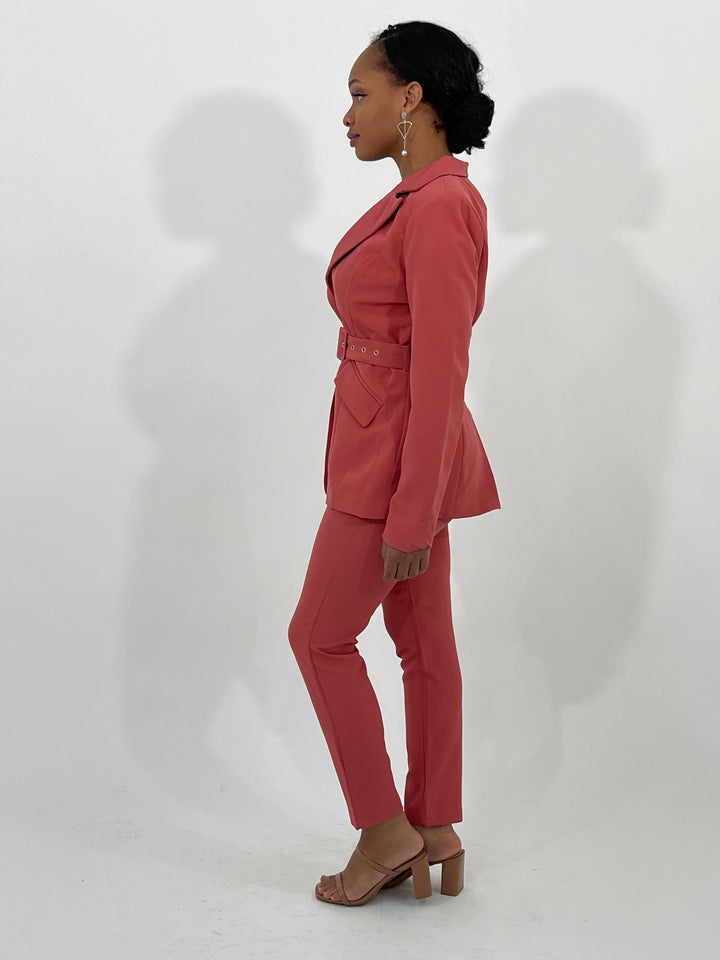 Cinnamon Blazer & Pant Set