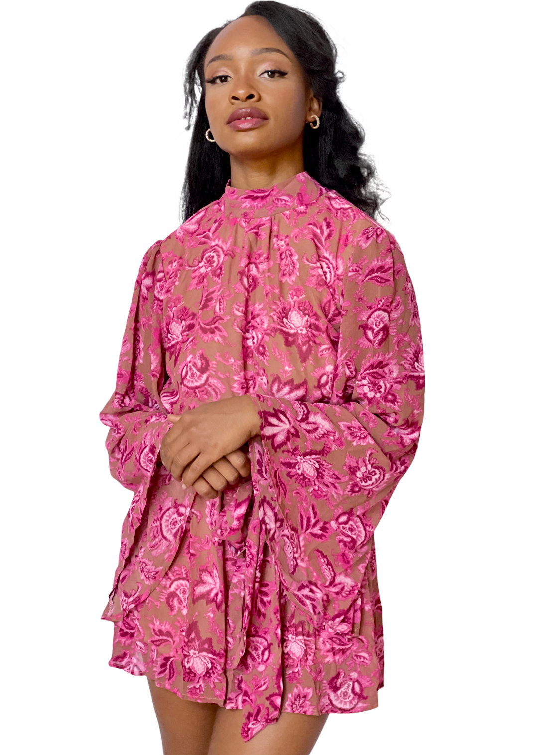 Casual Floral Print Romper