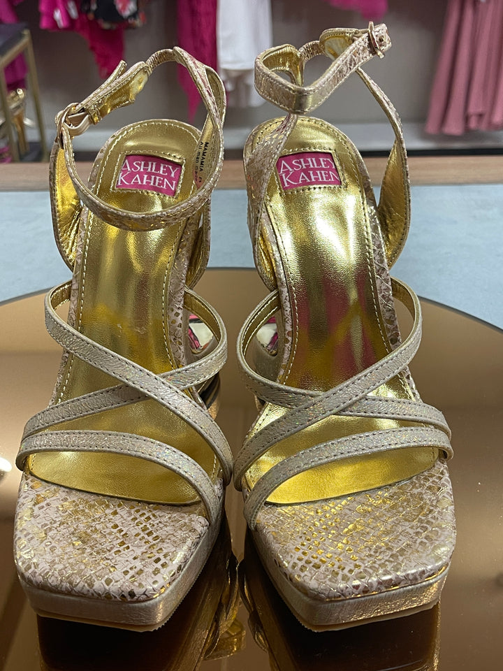 Gold Wedge Sandal