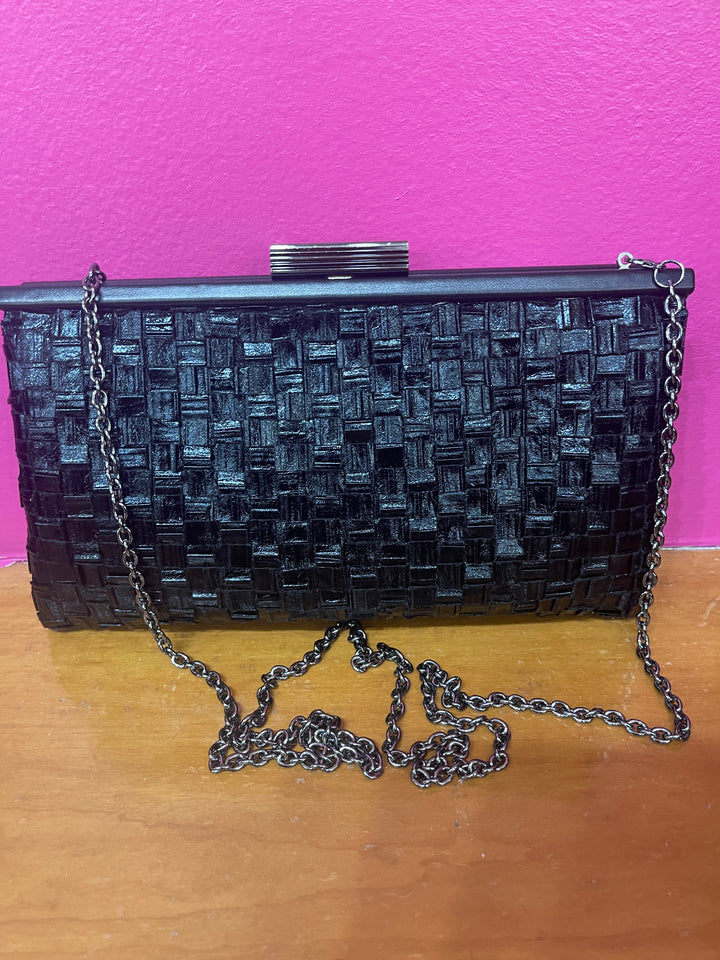 Black Metallic Clutch