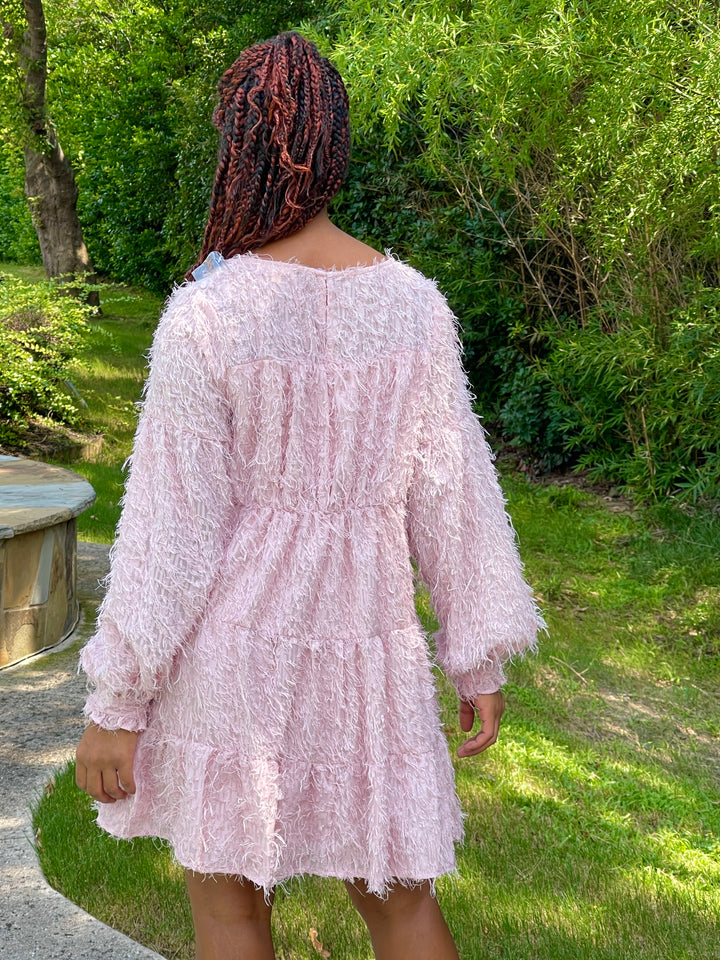 V Rose Novelty Chiffon
