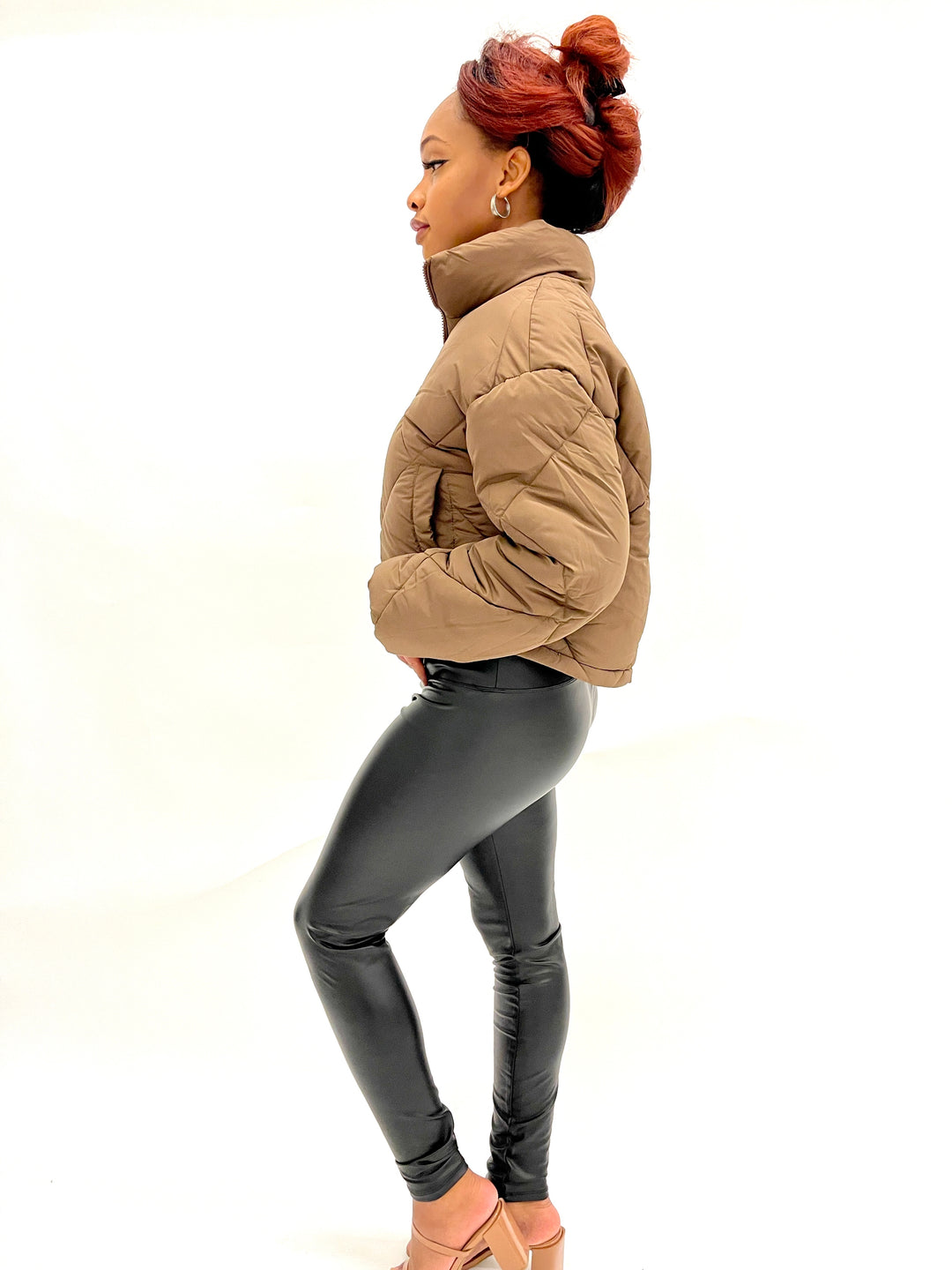 Olive Puff Jacket