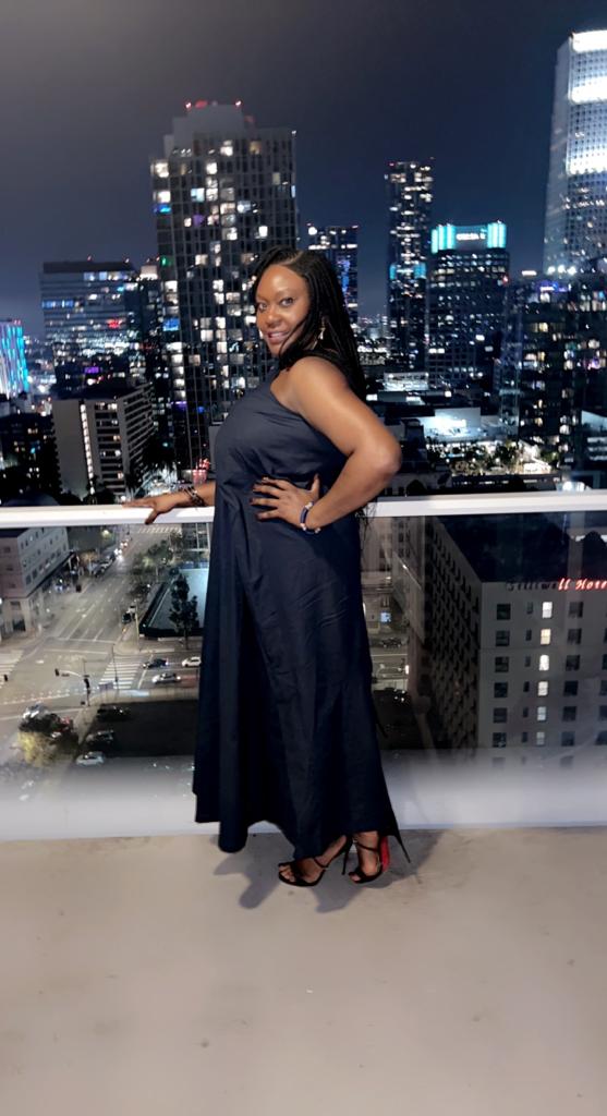 Sassyn Long Navy Gown