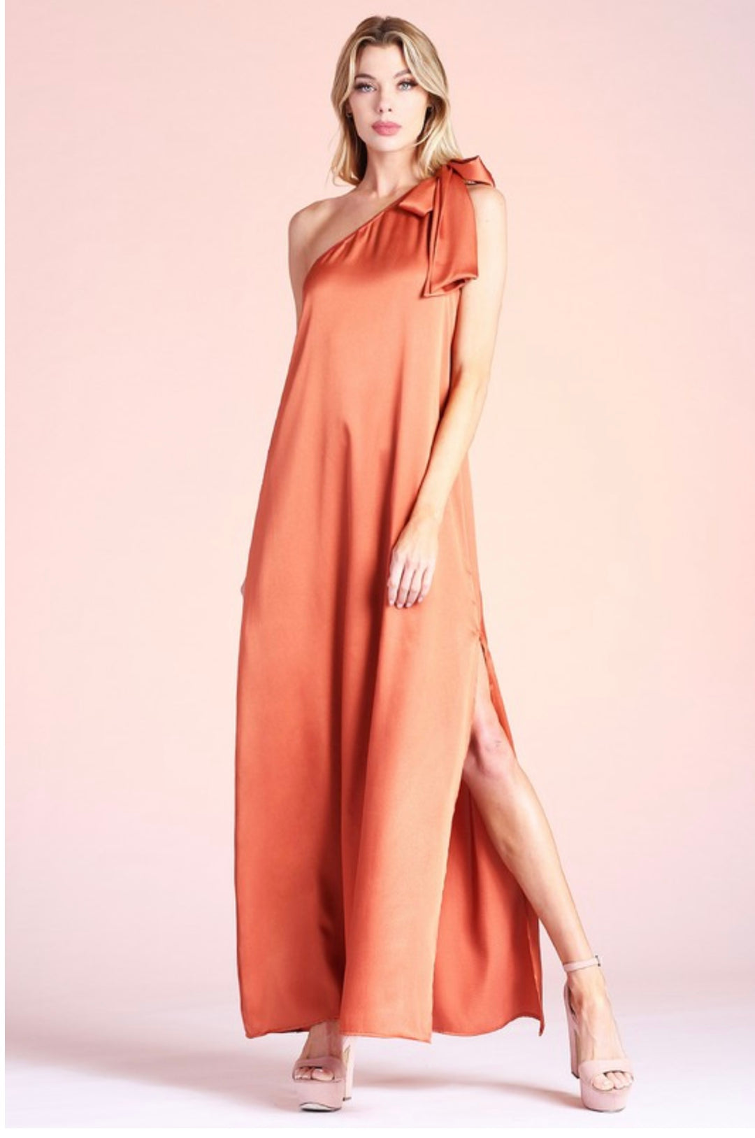 Rust Caftan Dress