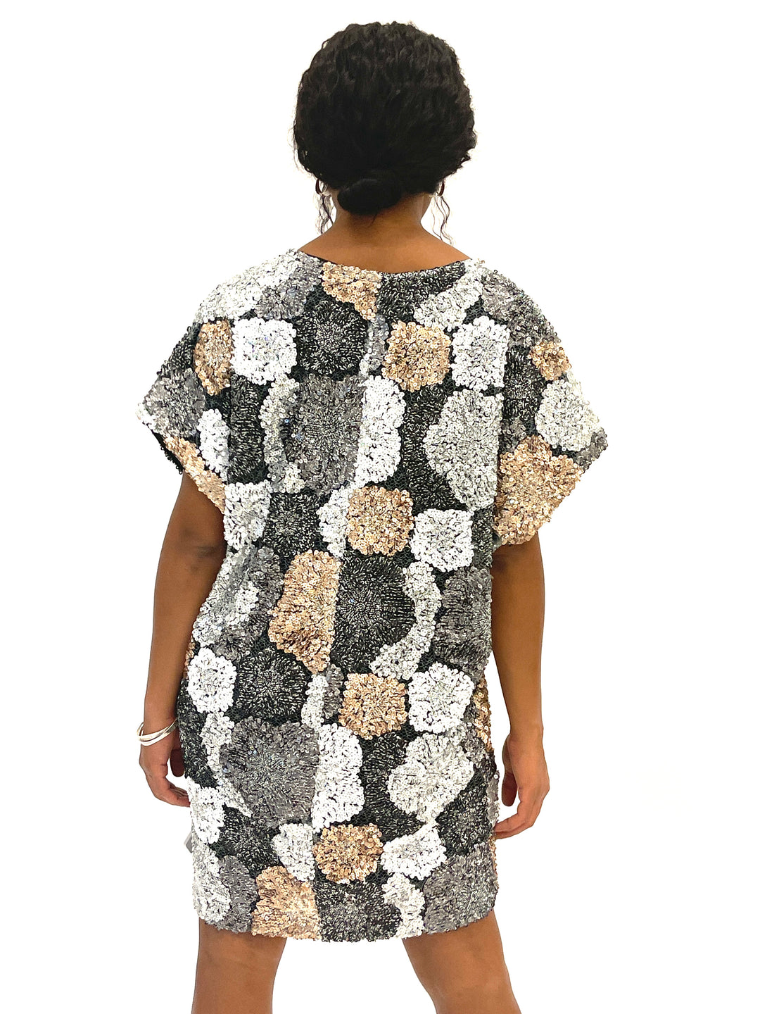 Floral Sequined Dress