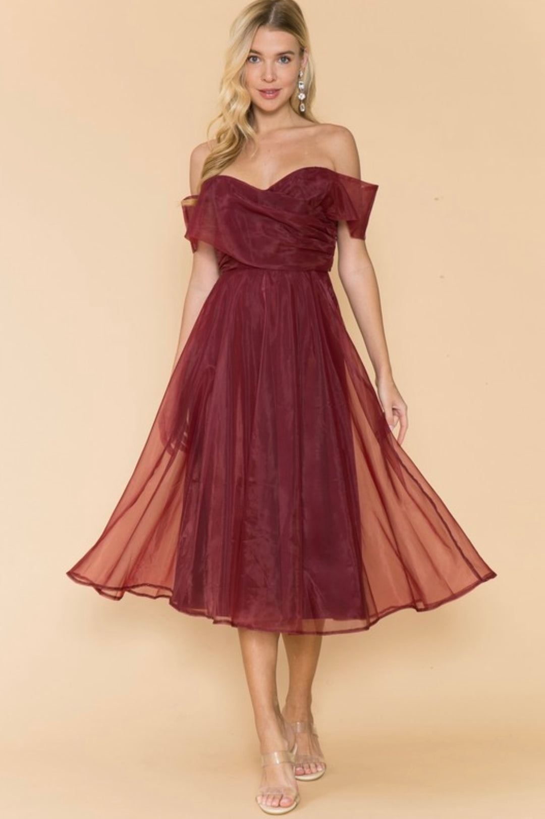 Burgandy HC Dress