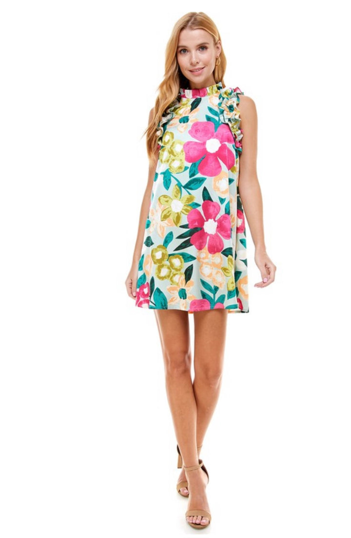 Multicolored Summer Trendy Dress