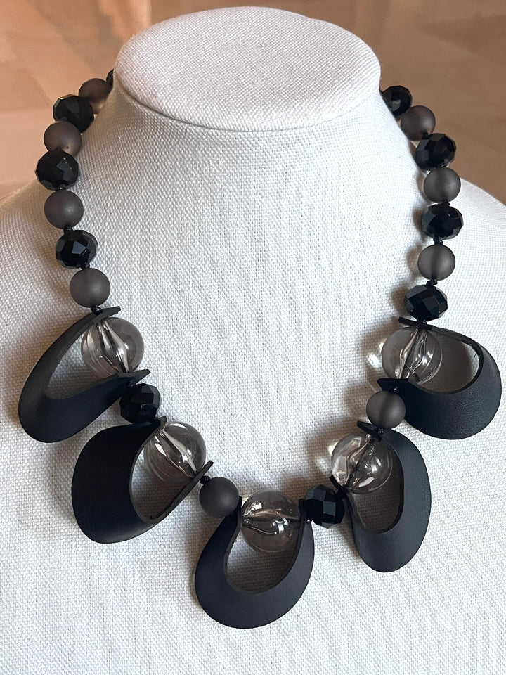 Leather Chip Necklace