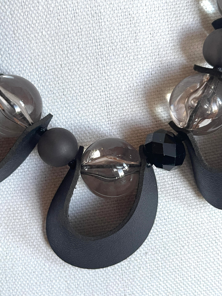 Leather Chip Necklace