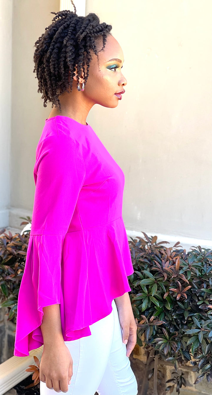Magenta Trendy Top