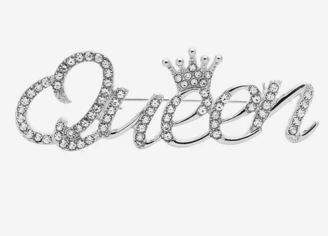 Silver Queen Brooch