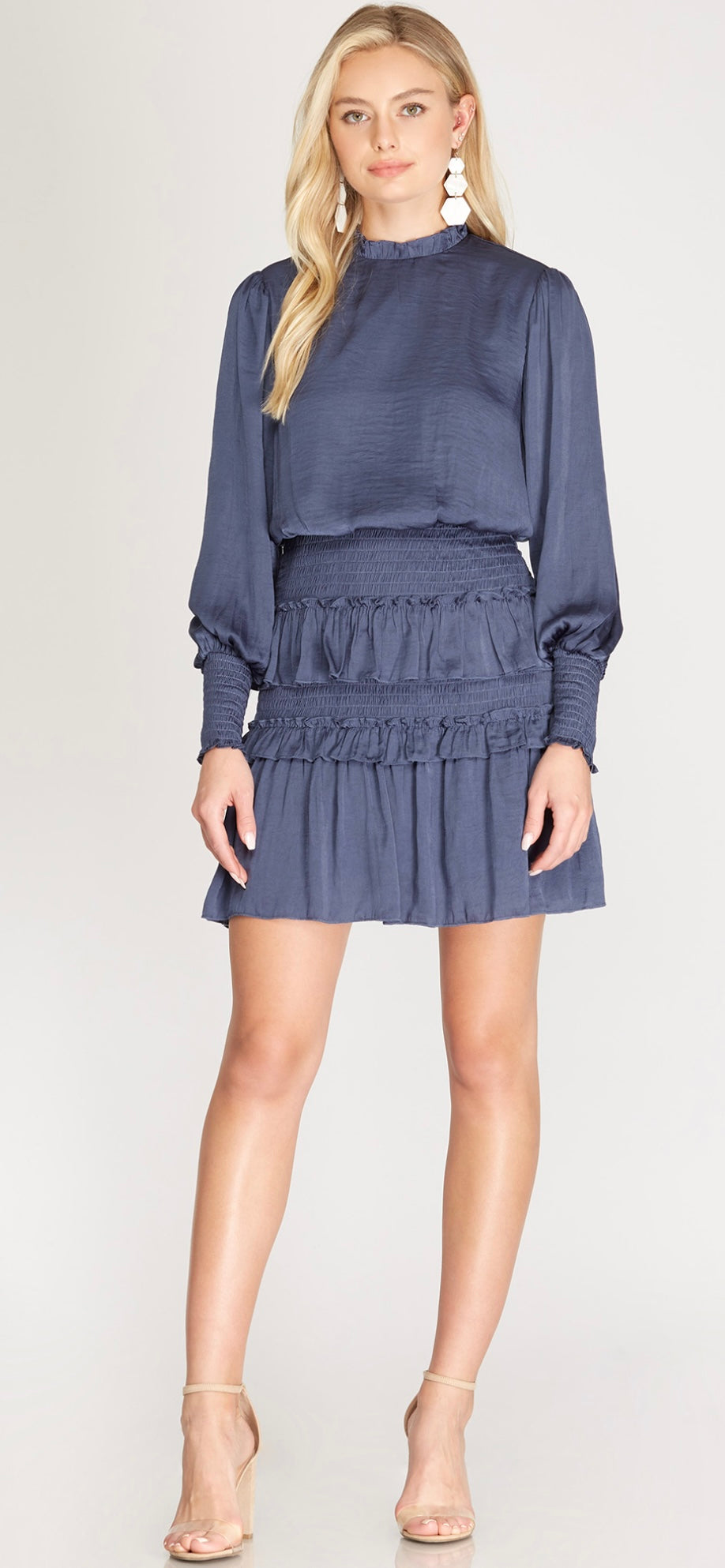 Dusty Blue Dress