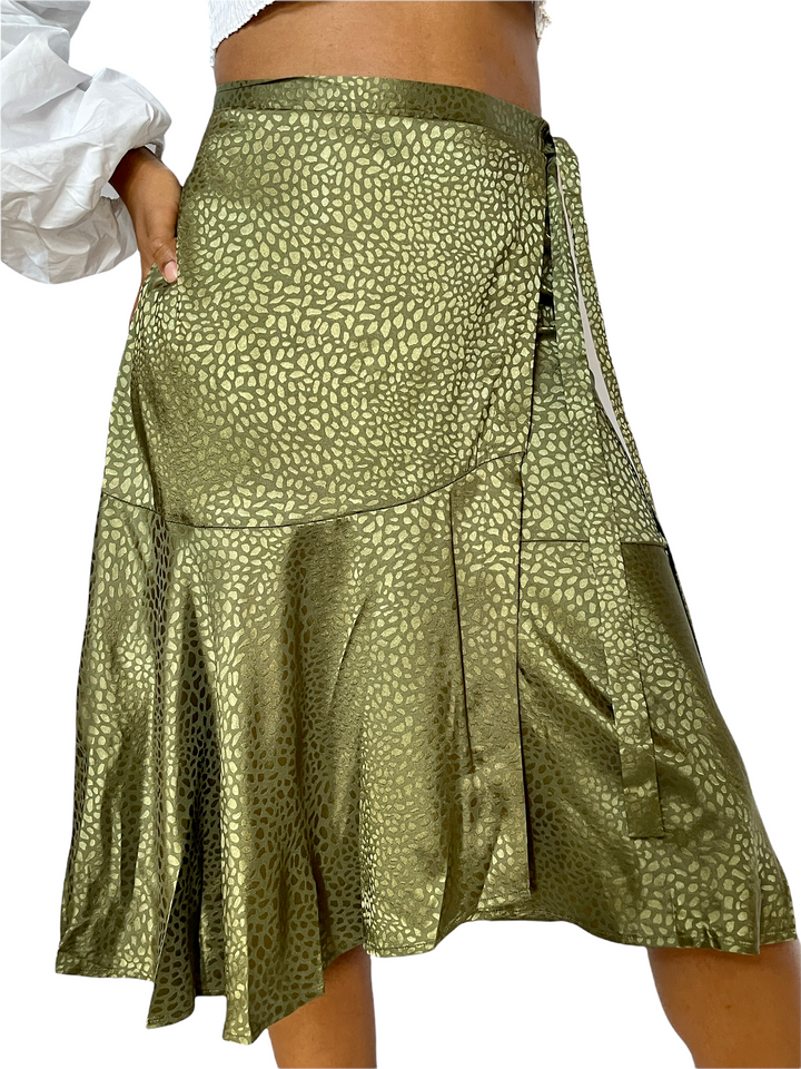 Olive Midi Skirt