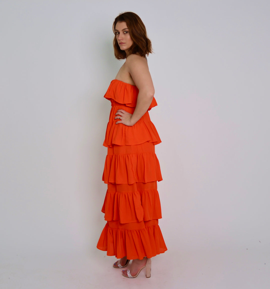 Orange Tube Dress
