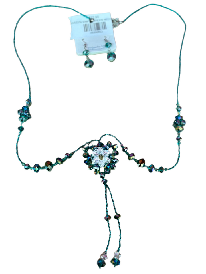 Sassyn Simple Green Necklace