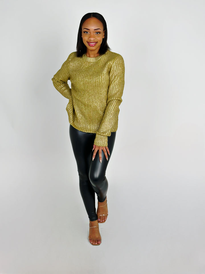 Gold Short Sweater