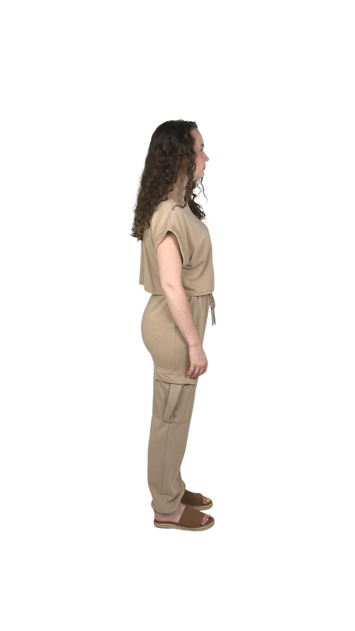 Camel Comfy Short Set