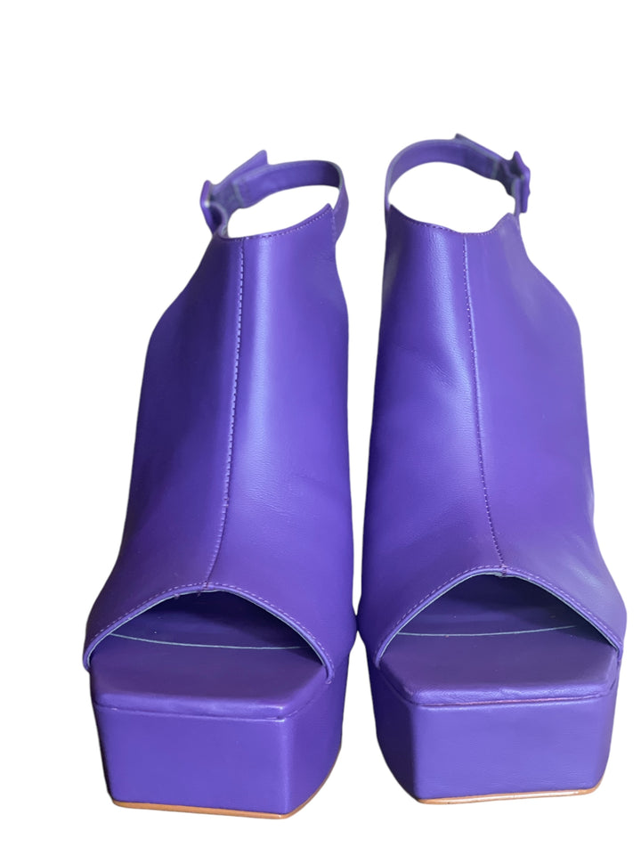 Purple Platform Sandal