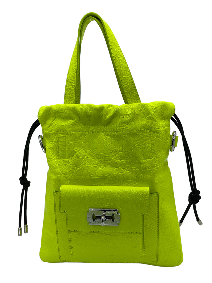 Lime Green Leather Purse