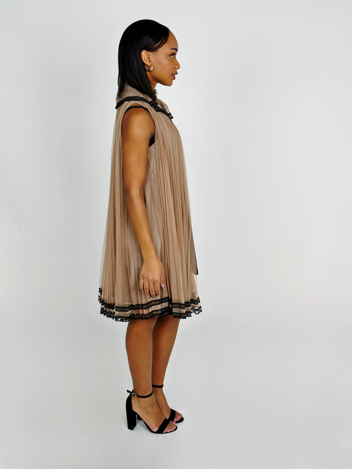 A-Line Mini Tulle Dress