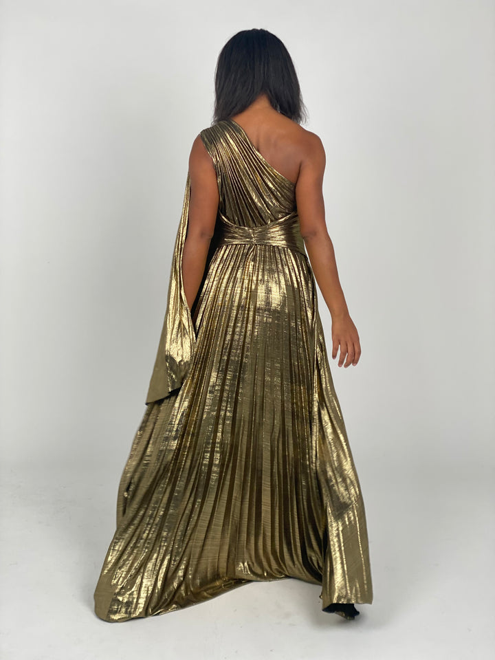 Bronze Metallic Gown