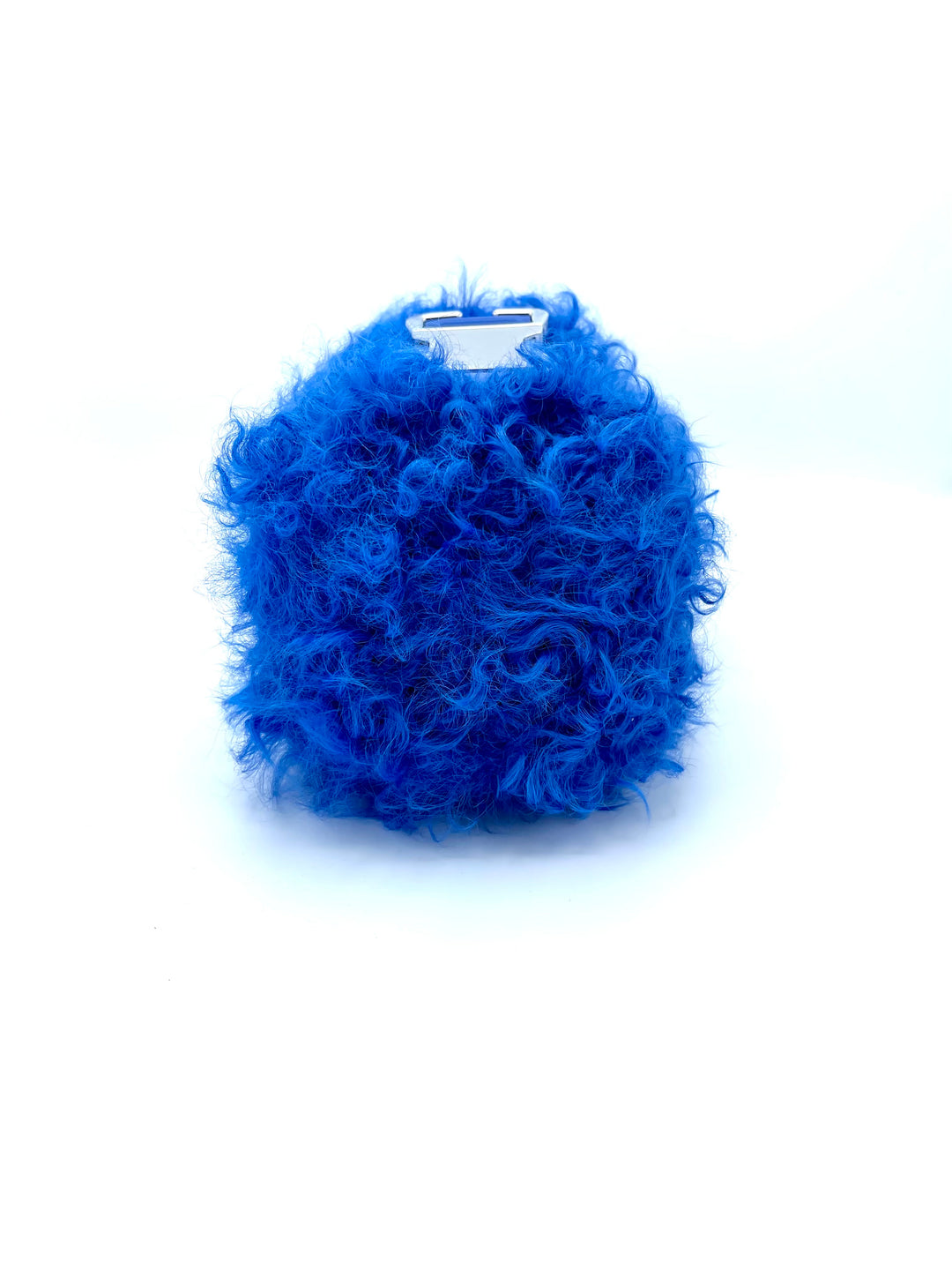 Blue Mohair Show Core Purse