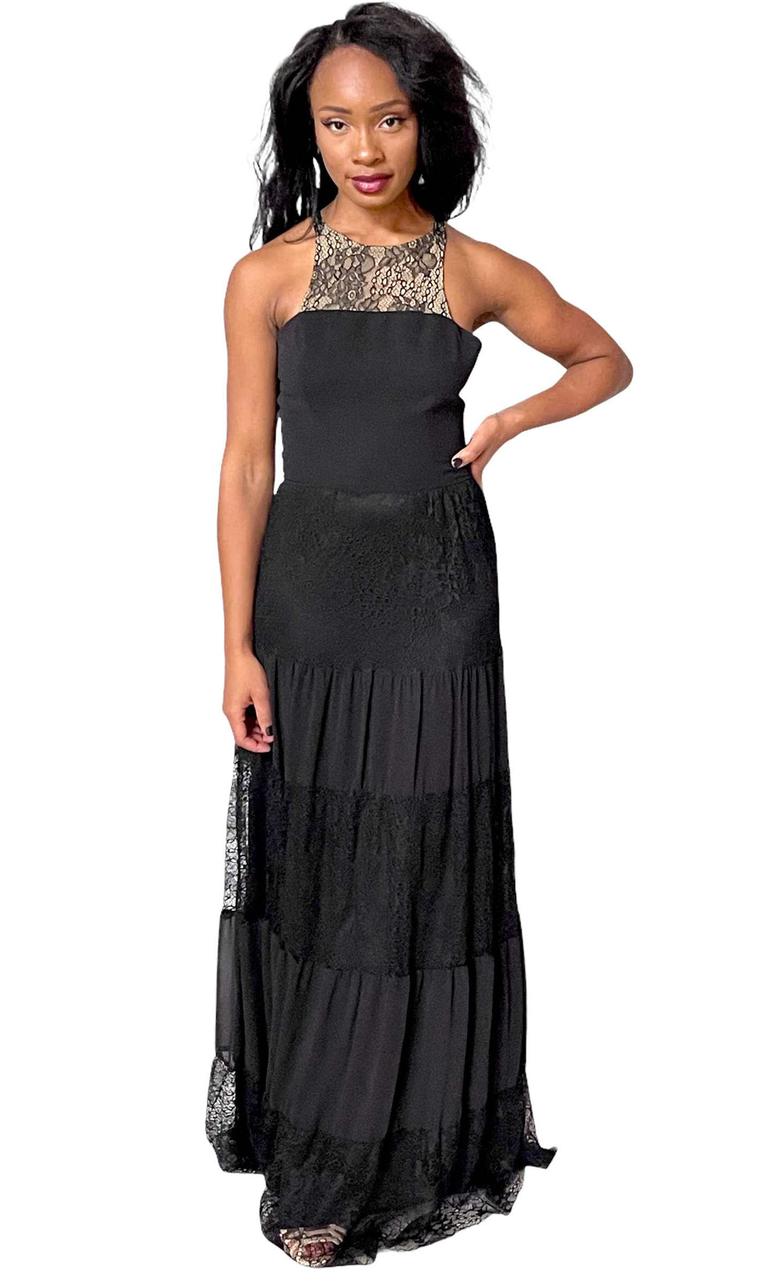 Black Long Designer Dress