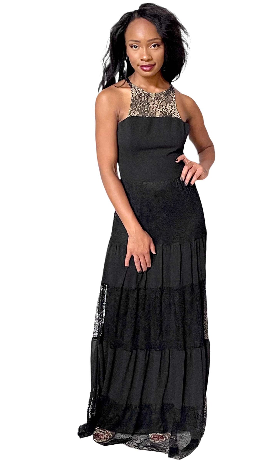 Black Long Designer Dress