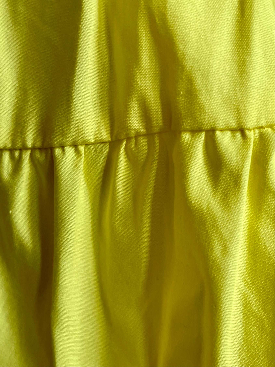 Beulah Style Yellow Ruffle Dress