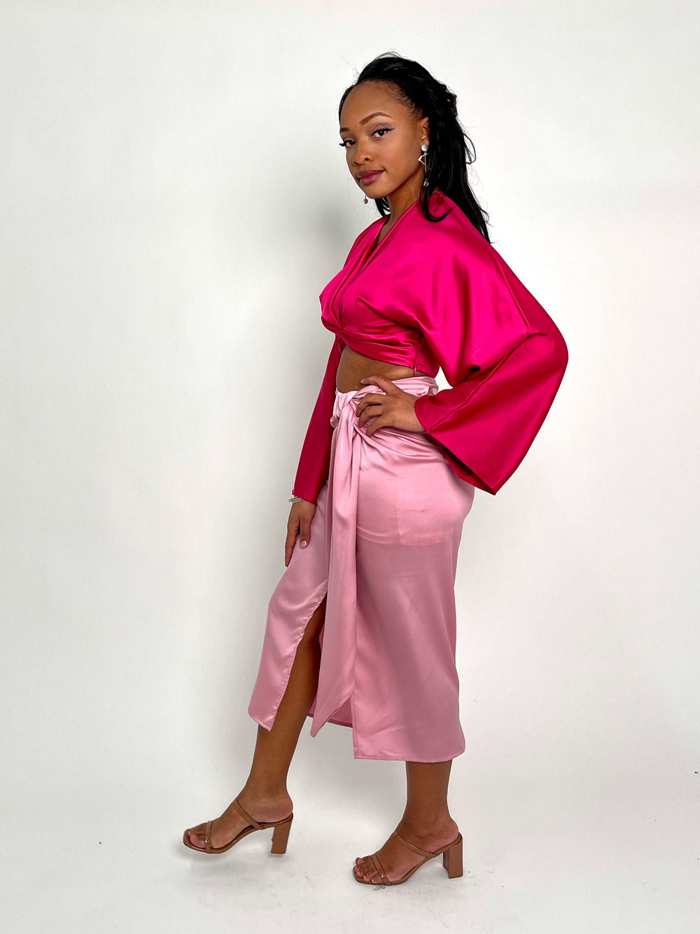 Blush Pink Bow Skirt