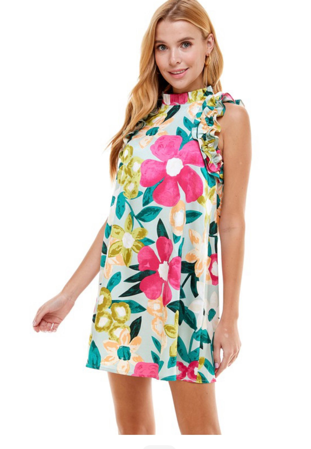 Multicolored Summer Trendy Dress
