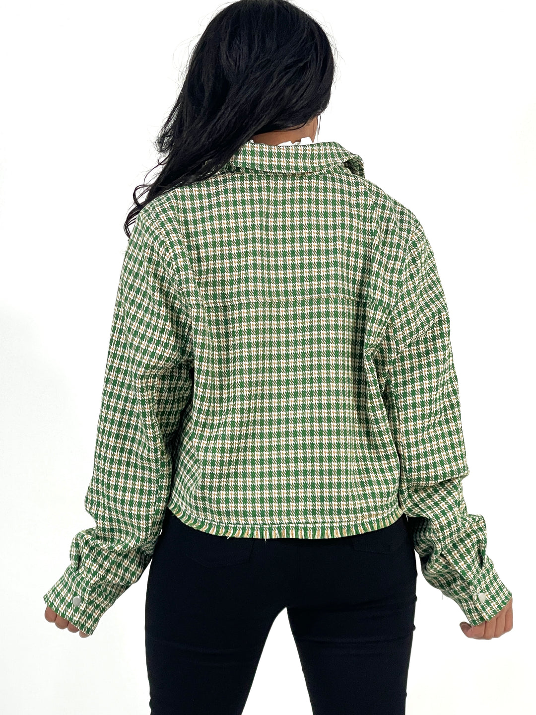 Green Buttoned Jacket