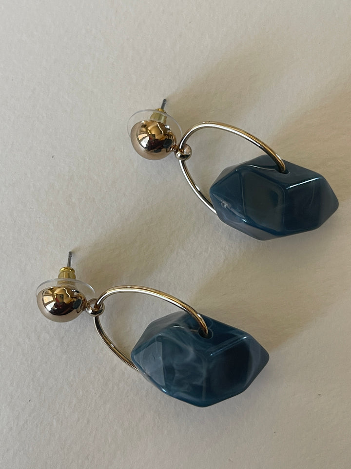 Blue Stone Earrings