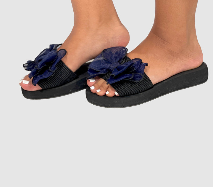 Sassyn Blue Summer Slippers