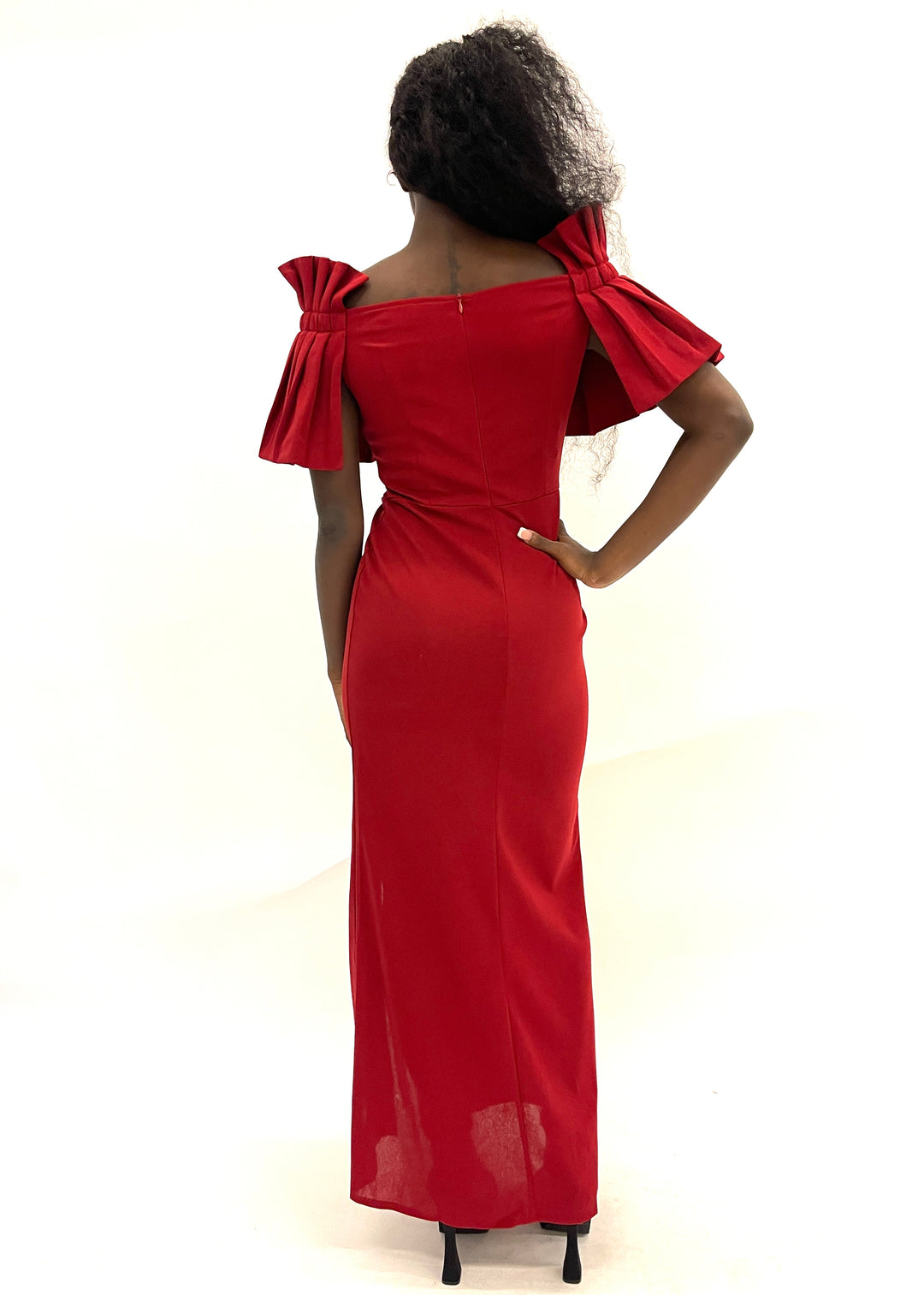 Red Wine Maxi Dress