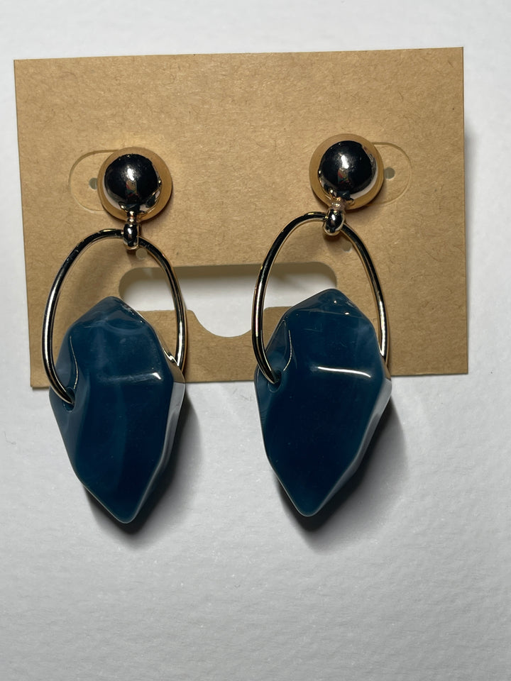 Blue Stone Earrings