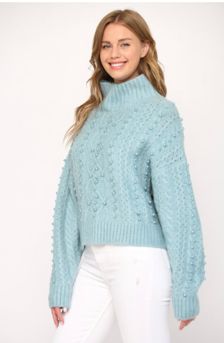 Pearl Blue Sweater