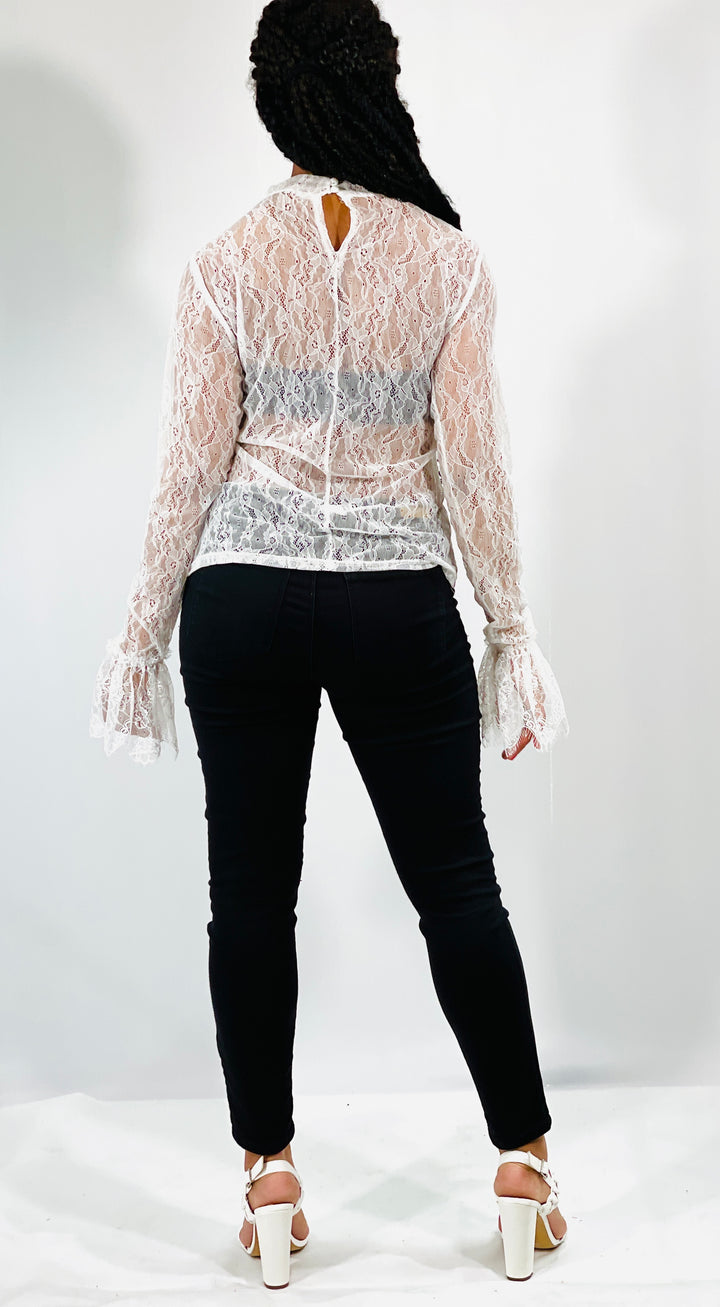 Sassyn Soft Lace Party Blouse