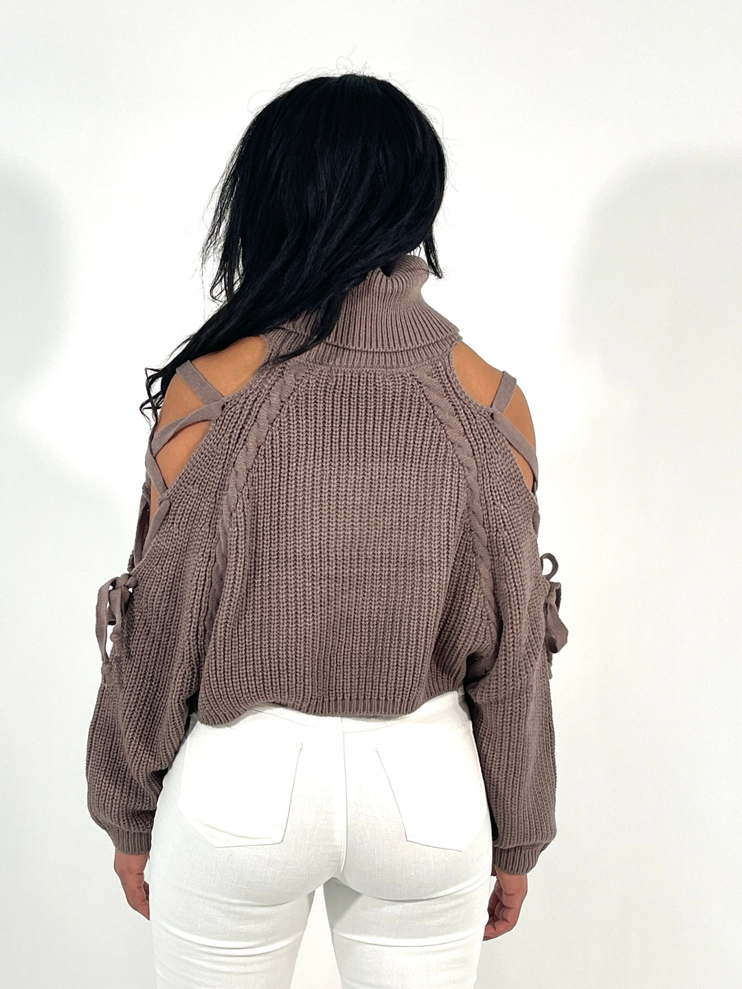 Light Brown Knitted Sweater