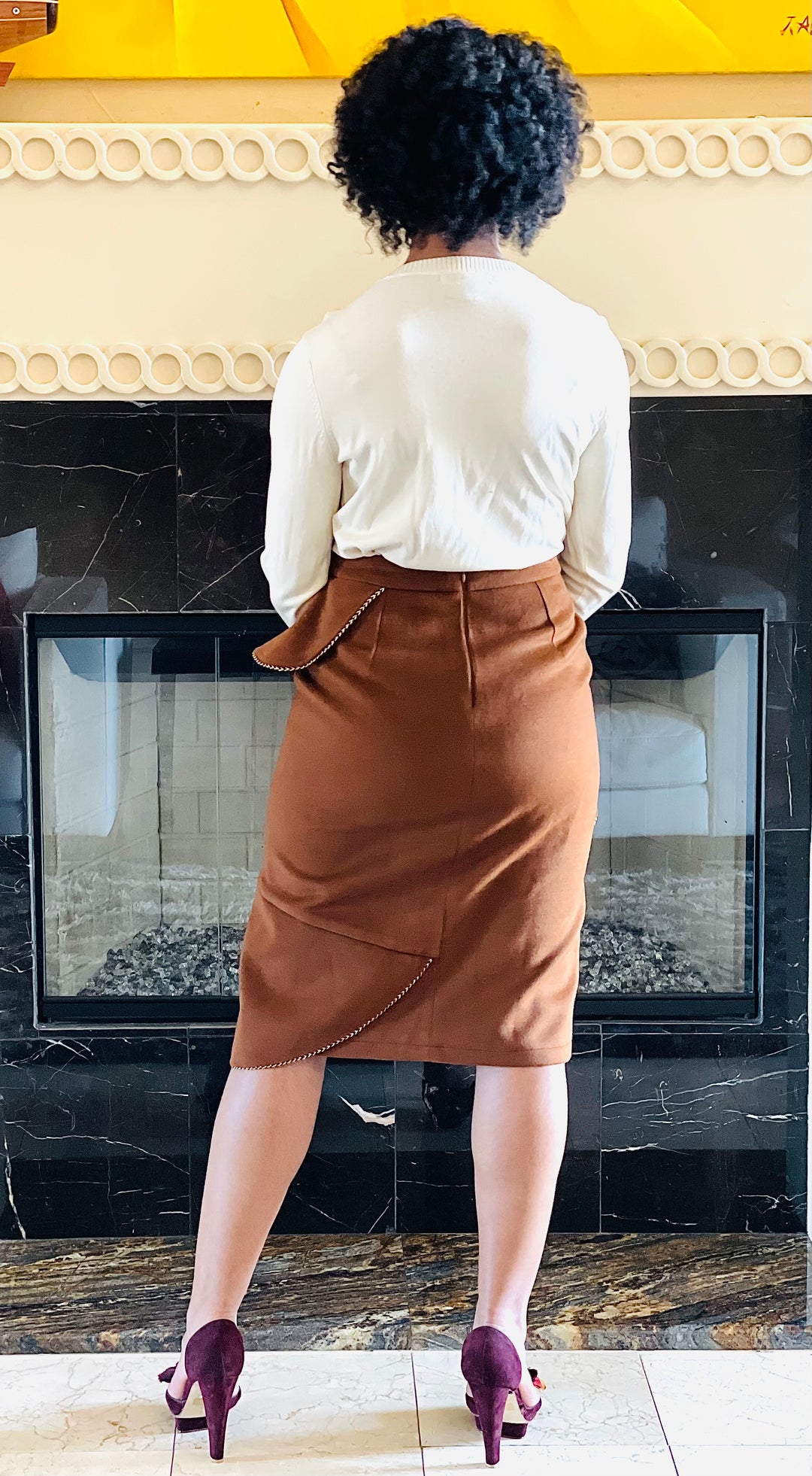 Sassyn Irregular Ruffle Skirt